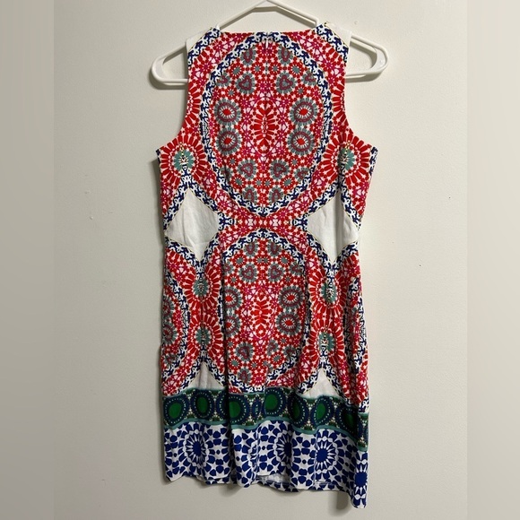 London Times Patterned Midi Dress - Picture 2 of 3